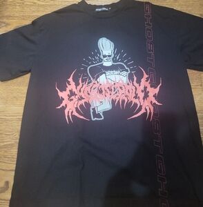 Rare Ghost Supply Cartoon Network Johnny Bravo Black 2XL Shirt